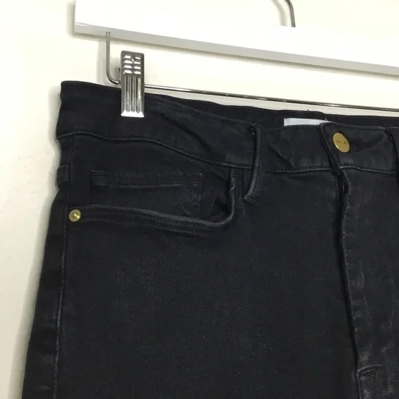 Frame Black Le One Skinny Jeans